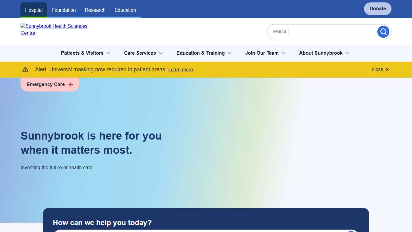 Sunnybrook Health Sciences Centre