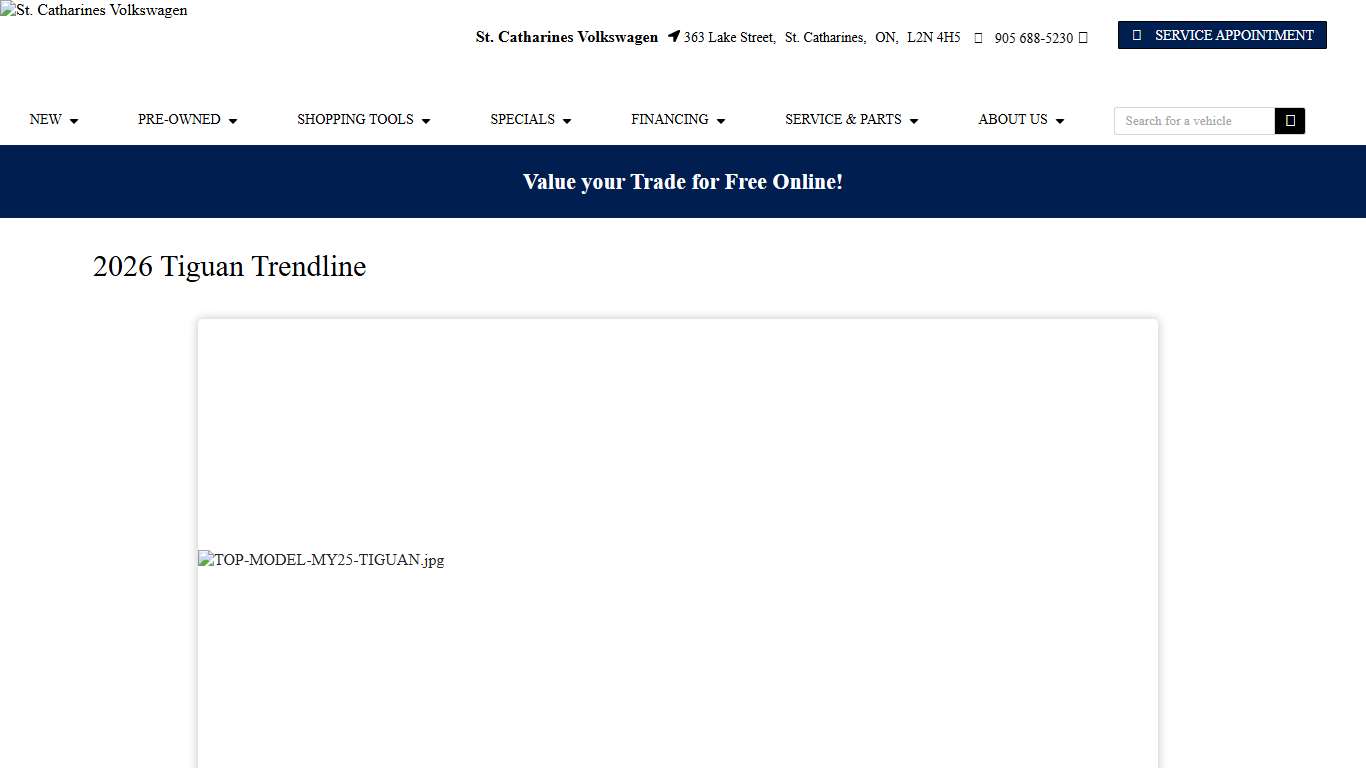 2026 Tiguan Trendline